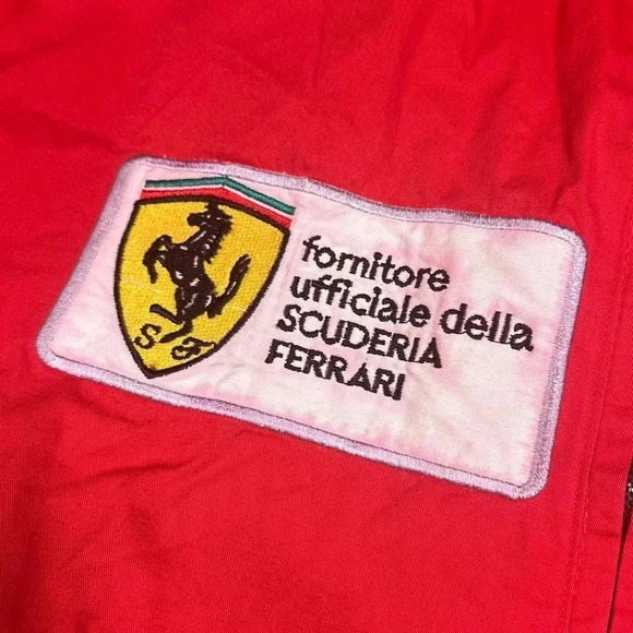 Vintage 90s Scuderia Ferrari BBS Motorsports Windbreaker Jacket Mens One  Size - Picture 3 of 13